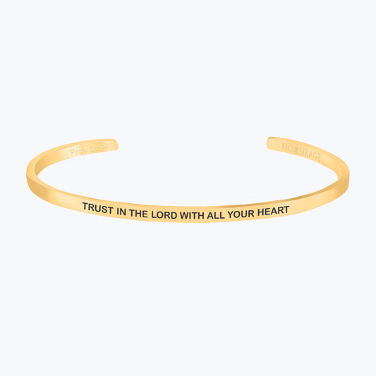 TRUST IN THE LORD WITH ALL YOUR HEART Bracelet