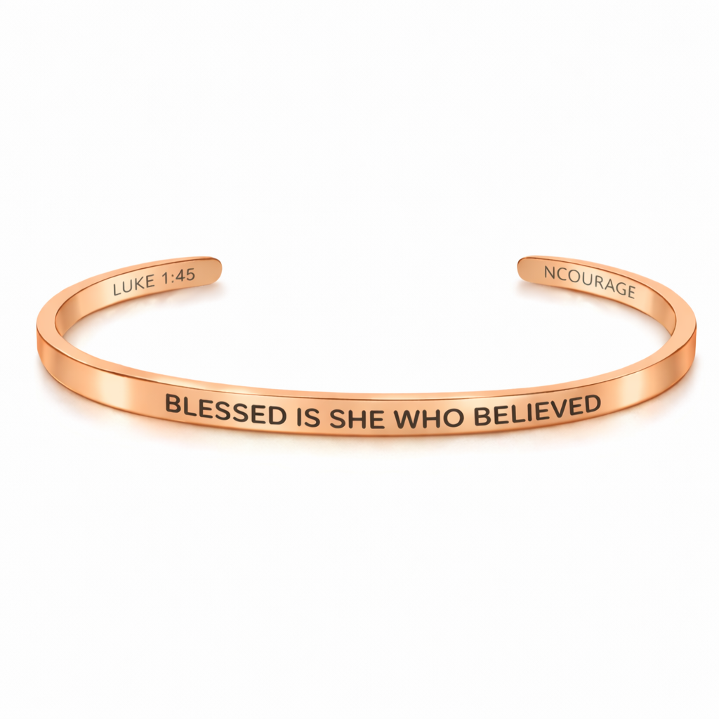 BLESSED IS SHE WHO BELIEVED Bracelet