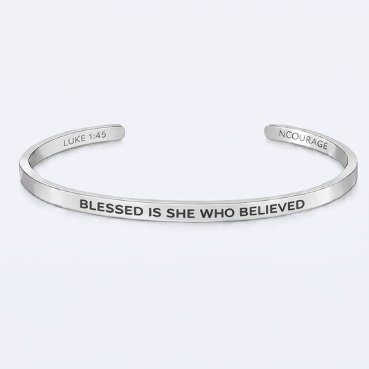 BLESSED IS SHE WHO BELIEVED Bracelet