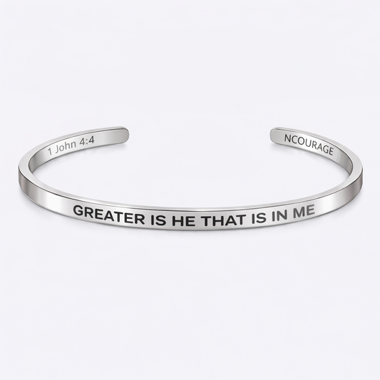 GREATER IS HE THAT IS IN ME Bracelet