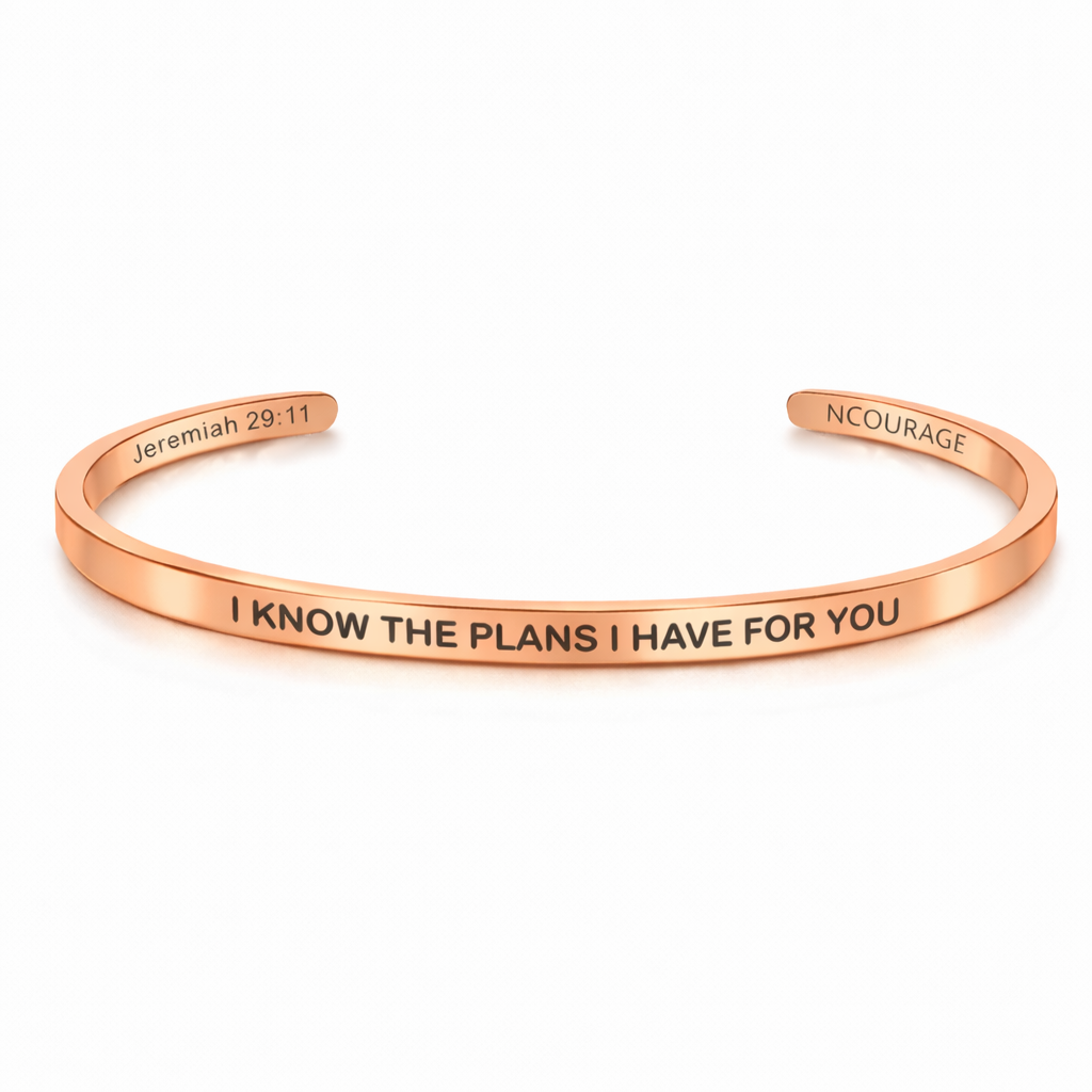 I KNOW THE PLANS I HAVE FOR YOU Bracelet
