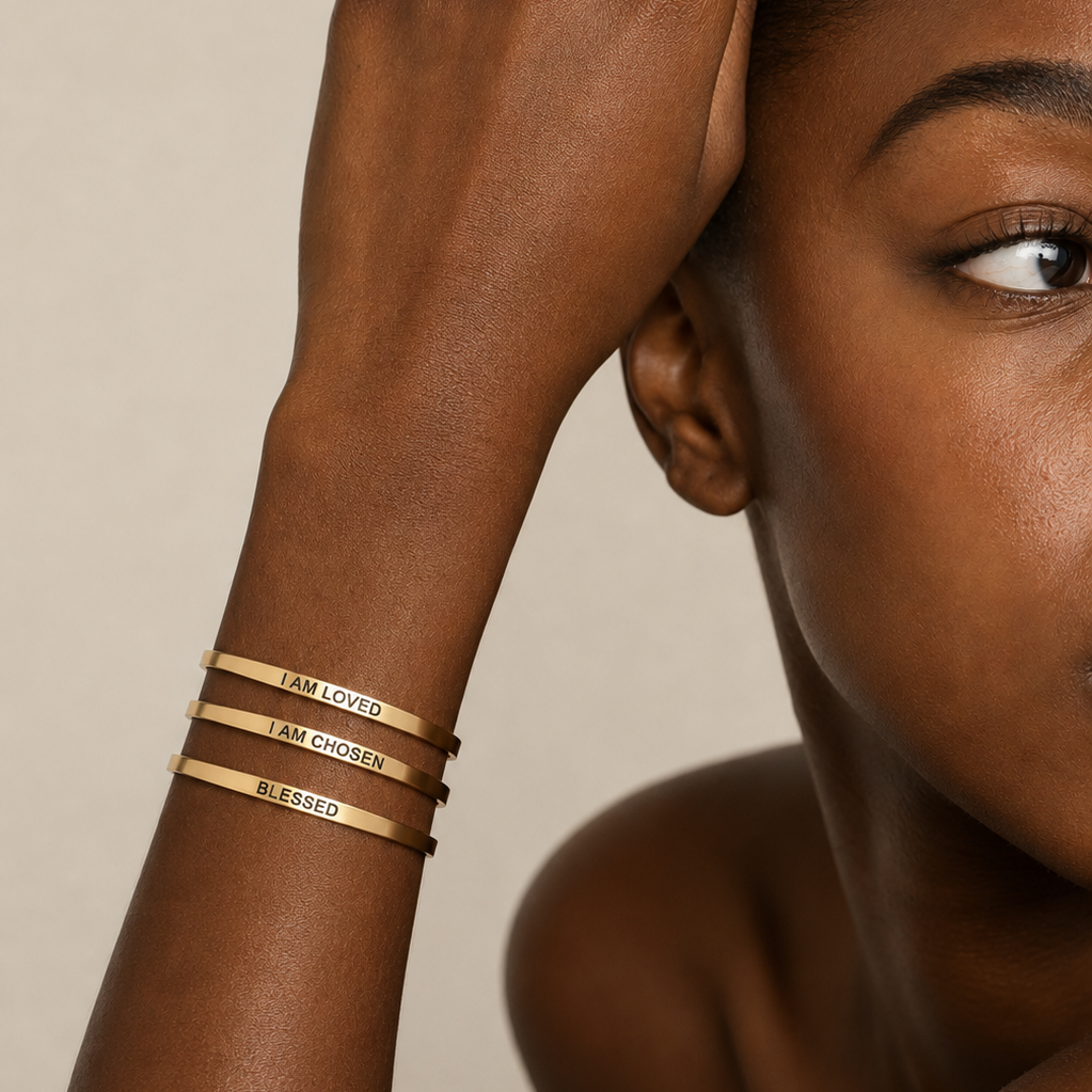 The Identity Stack — Scripture Bracelet Set