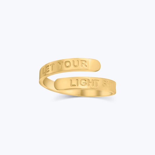 LET YOUR LIGHT SHINE Ring