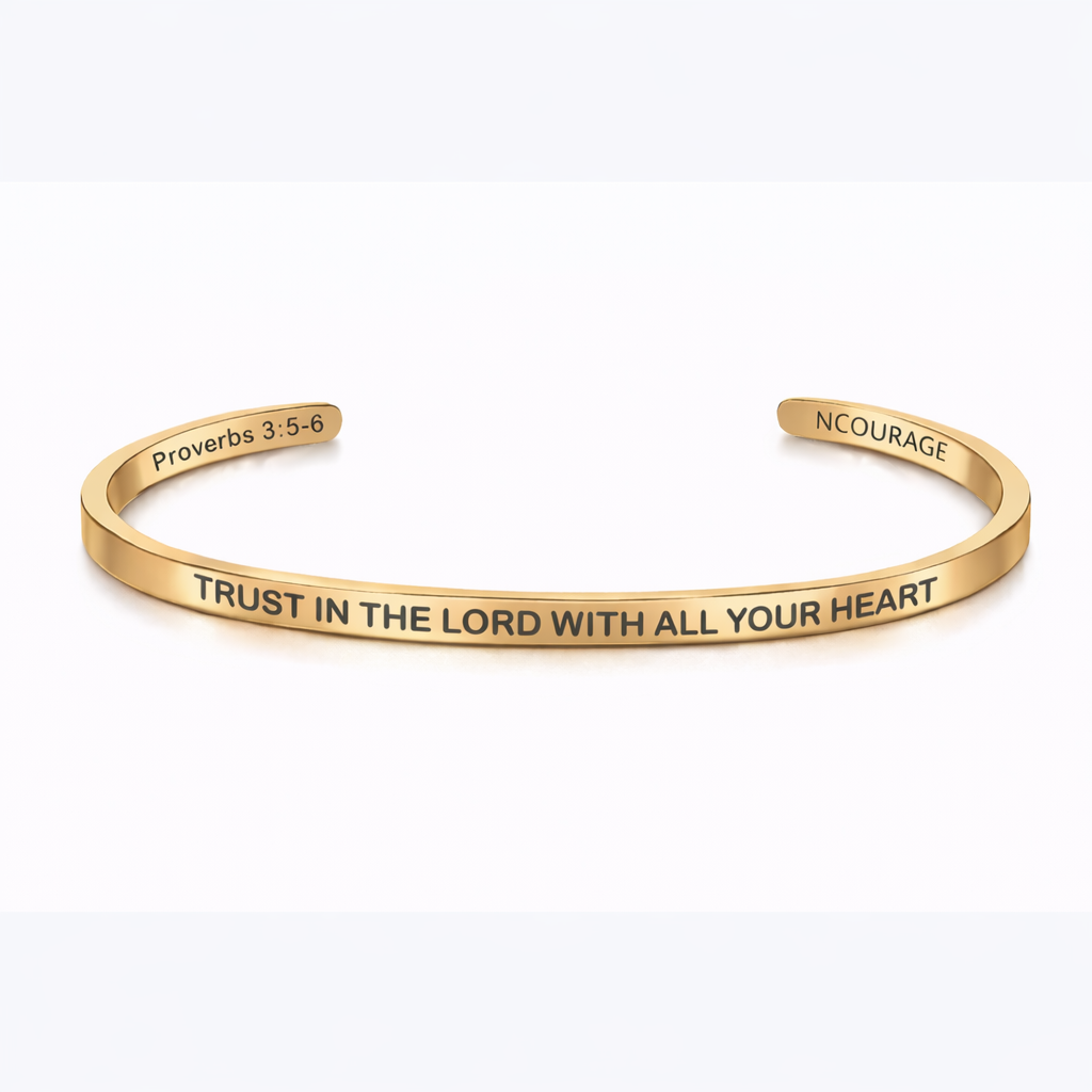 TRUST IN THE LORD WITH ALL YOUR HEART Bracelet