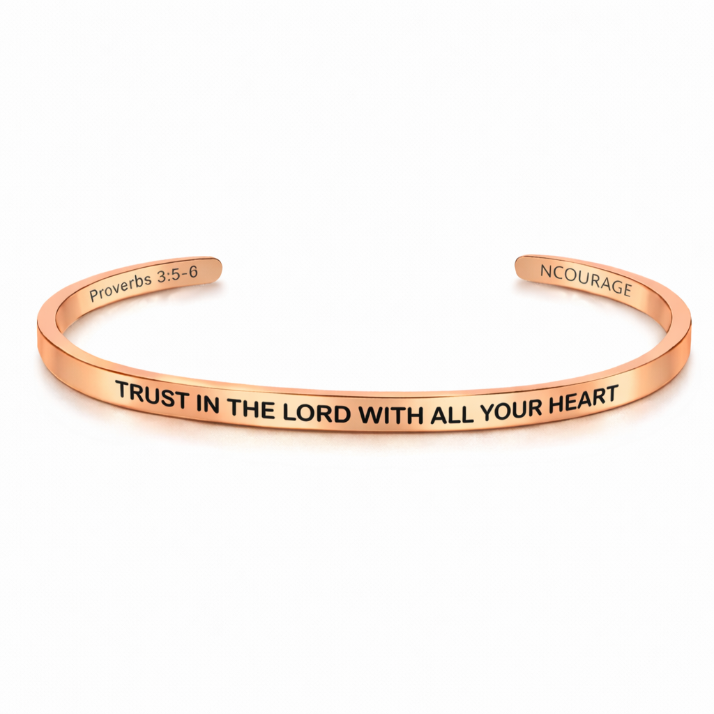 TRUST IN THE LORD WITH ALL YOUR HEART Bracelet