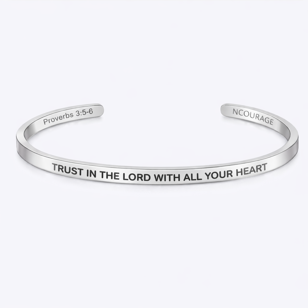 TRUST IN THE LORD WITH ALL YOUR HEART Bracelet
