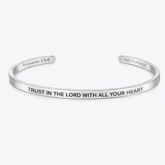 TRUST IN THE LORD WITH ALL YOUR HEART Bracelet