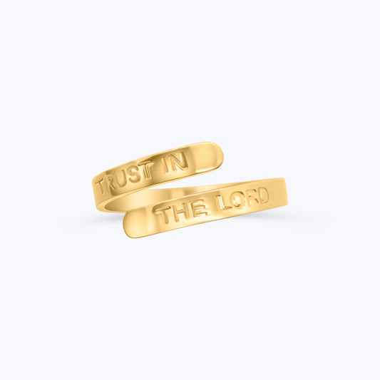 TRUST IN THE LORD Affirmation Ring