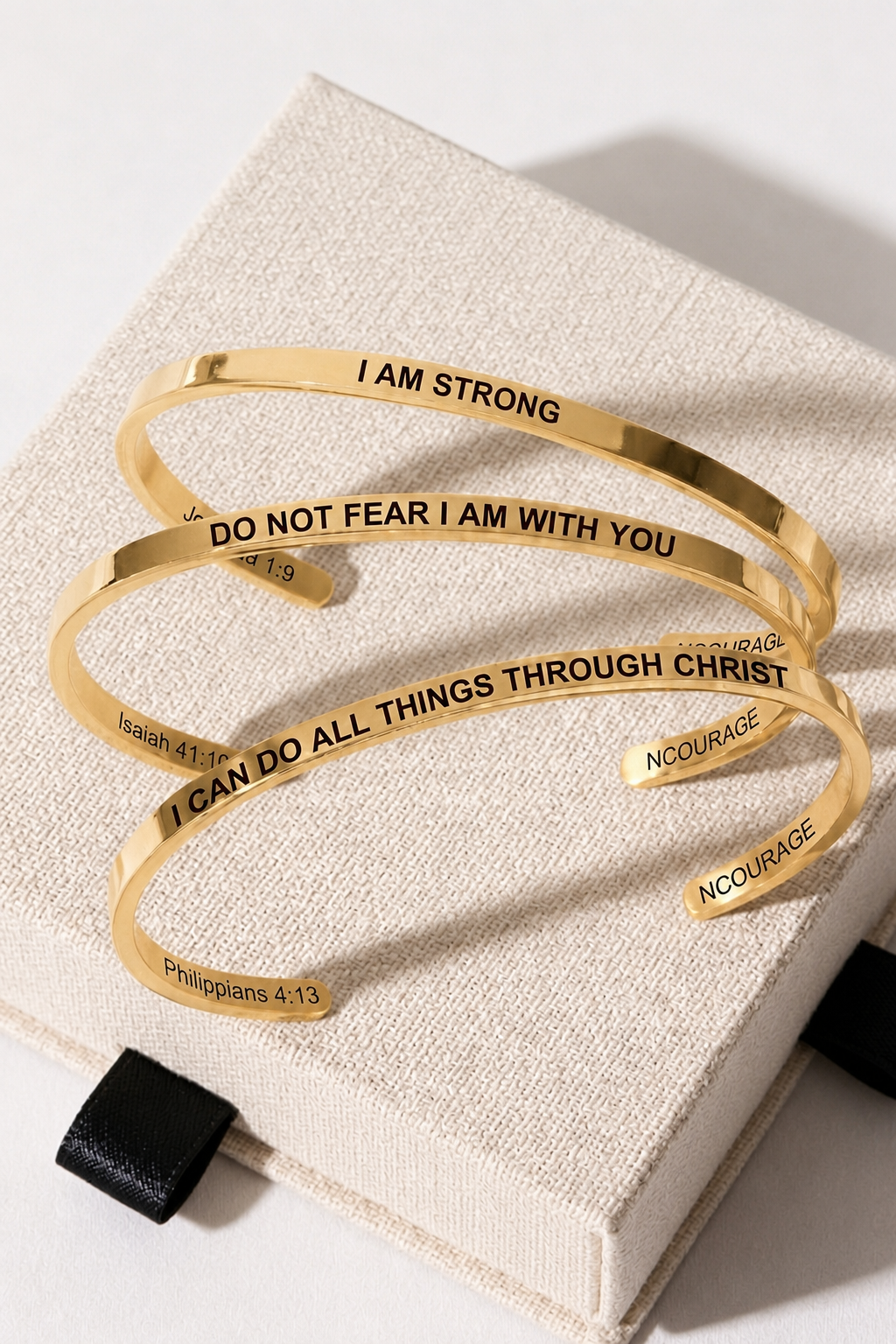 The Faith Stack — Christian Bracelet Set | Scripture Jewellery for Anxiety and Hard Seasons