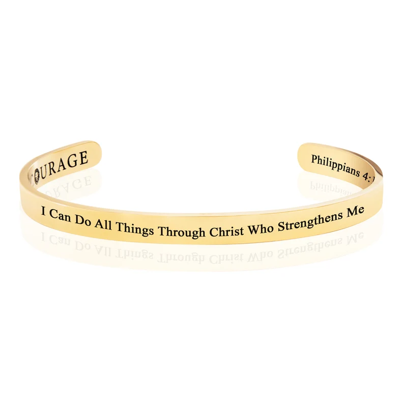 I CAN DO ALL THINGS THROUGH CHRIST 6mm Bracelet