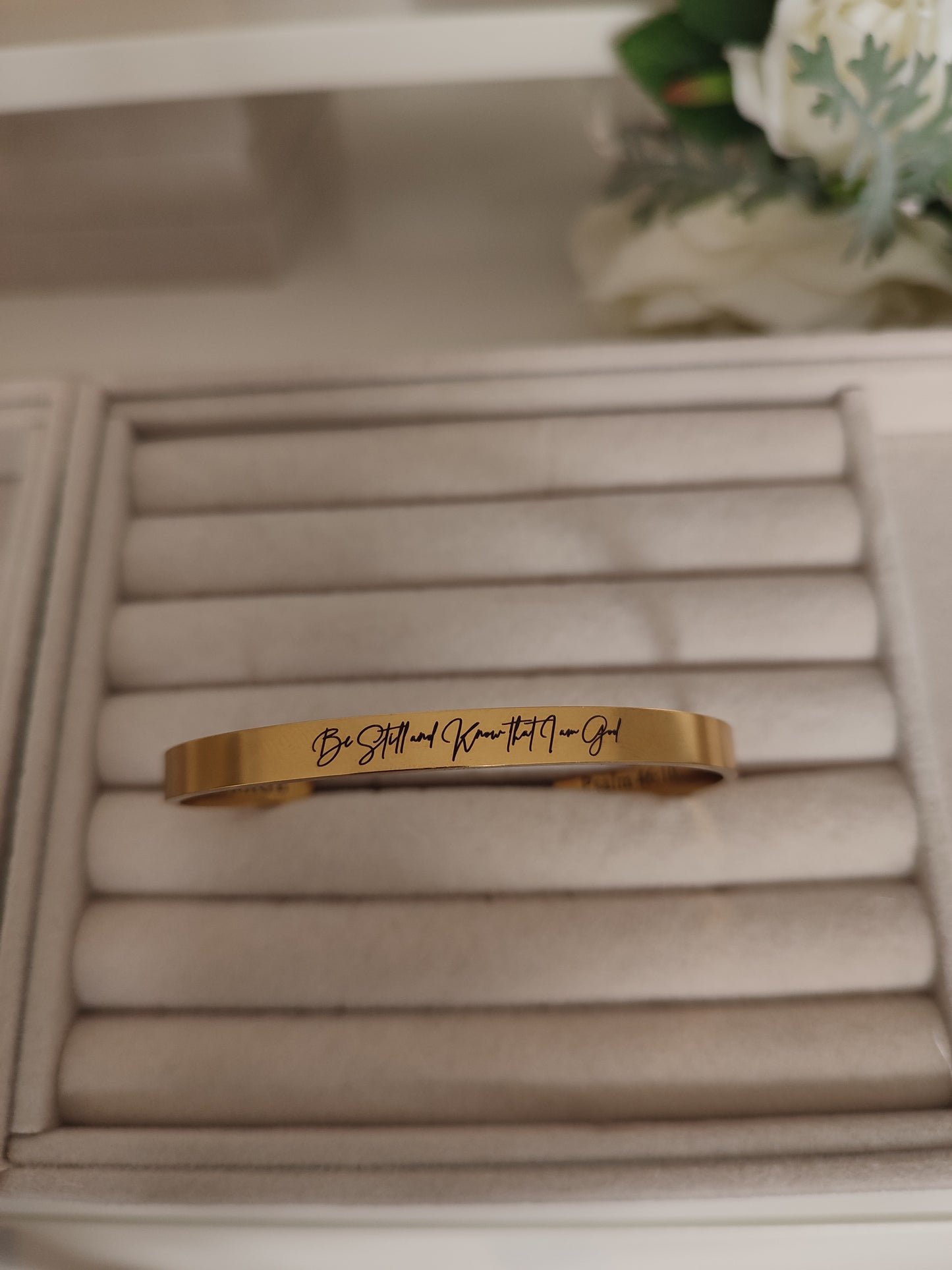 BE STILL AND KNOW THAT I AM GOD 6mm Bracelet