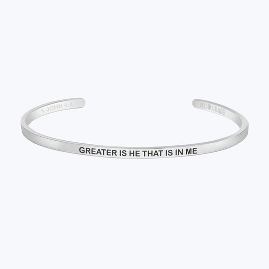 GREATER IS HE THAT IS IN ME - NCOURAGE Bands and Bracelets